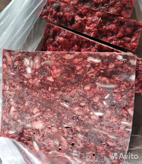 Обрезь говяжья фарш для животных (говядина)