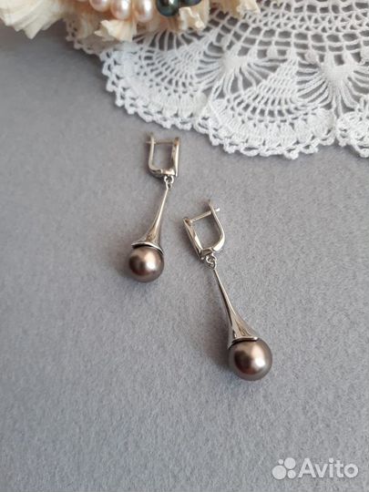 Стильные серьги бижутерия