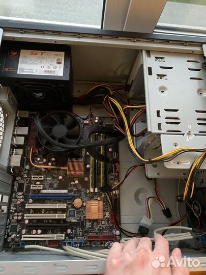 Комплект Core 2 Quad/Asus p5k/8gb ram