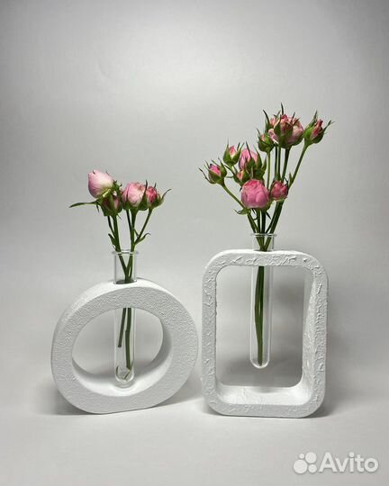 Декоративная ваза с колбой