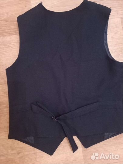 Жилет школьный синий на девочку