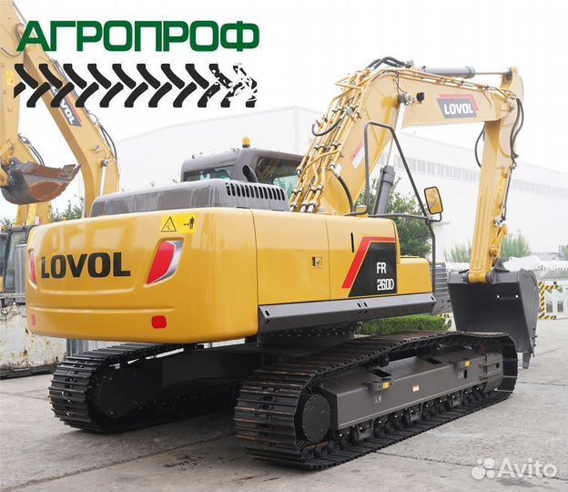 Гусеничный экскаватор Lovol FR260D, 2023