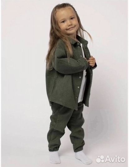 Детский костюм вельветовый