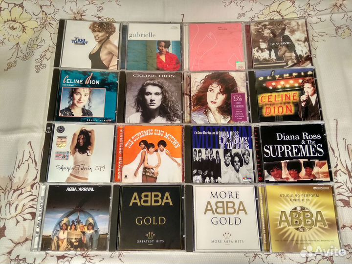 Abba, Celine Dion, Diana Ross, Kylie Minogue и др