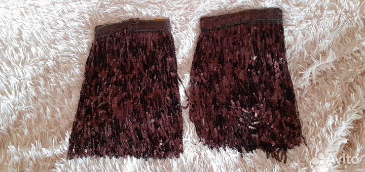 Тесьма пришивная с пайетками