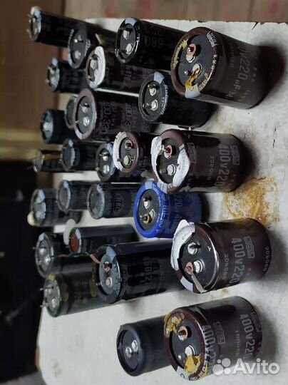 Конденсаторы электролитические б/у