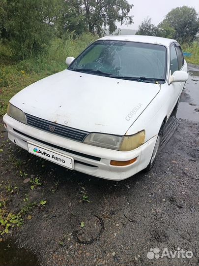 Toyota Corolla 1.3 AT, 1994, битый, 55 555 км