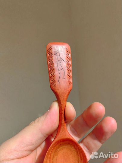 Деревянная ложка ручной работы из Моабэ