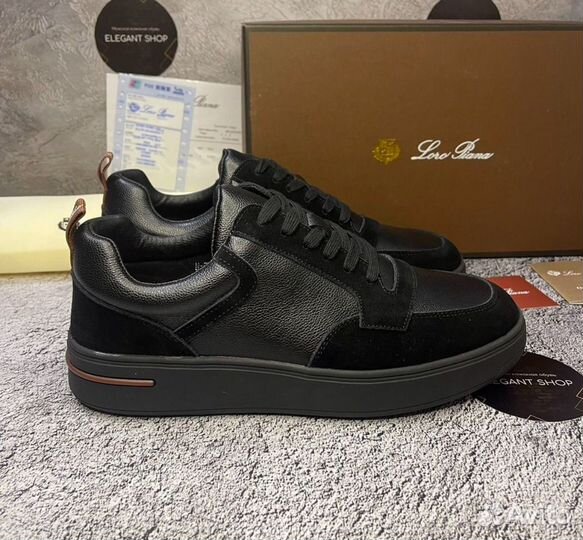 Кеды Loro Piana мужские (замша + кожа)