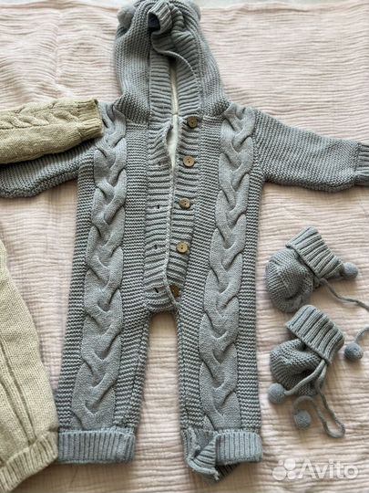 Вязаный костюм детский