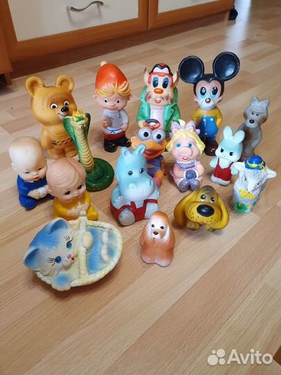 Резиновые игрушки СССР