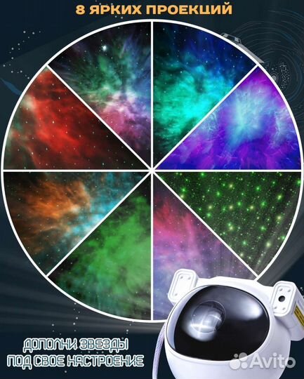 Проектор космонавт