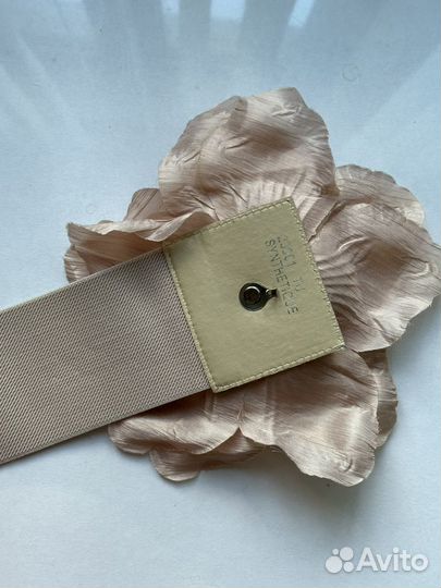 Ремень пояс женский с цветком с биркой