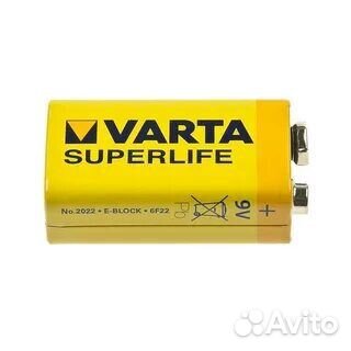 Батарея 6F22 9В крона