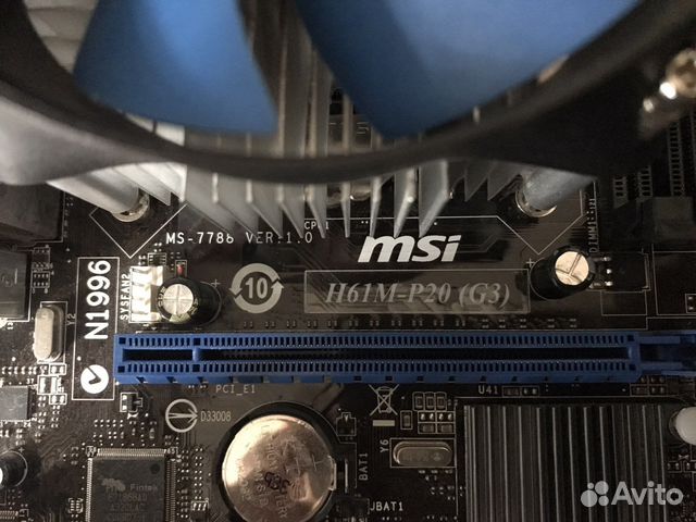 Материнская плата msi H61-P20 (G3) + Core i3-3220 купить в Москве ...