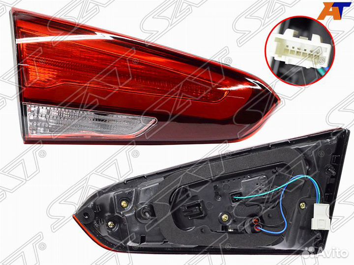 Фонарь левый задний в крышку багажника Kia Forte