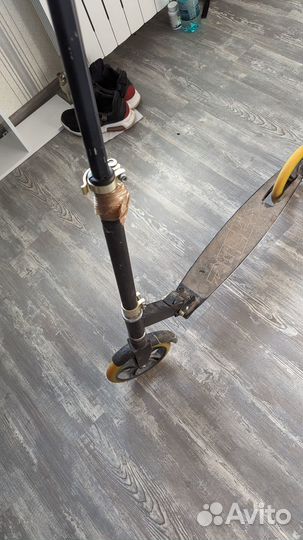 Самокат взрослый Roces RSC200-BG Лимит 80кг Чёрный