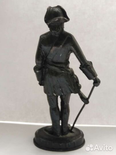 Фигурка Пётр 1 литьё