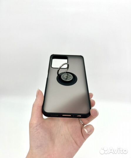 Чехол на realme c30 /матовый противоударный