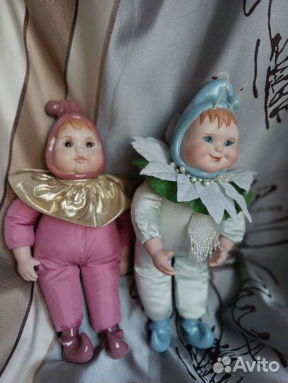 Фарфоровая авторская кукла Эльфов из Америки