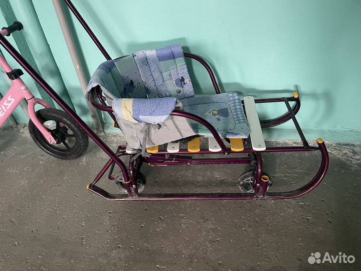 Санки на колесах