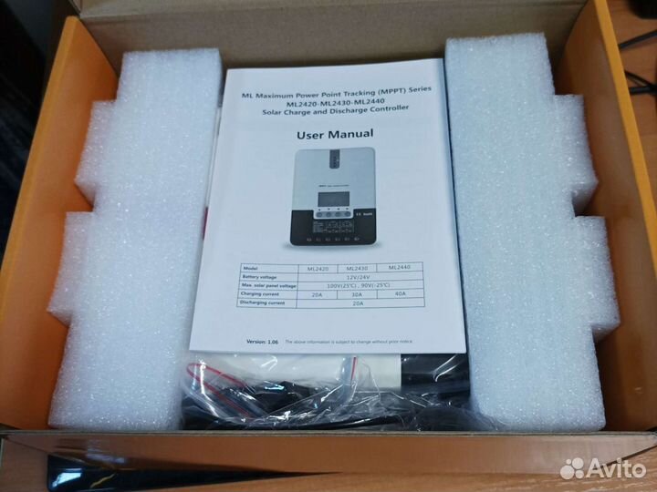 Контроллер заряда srne SR-ML2430 30А