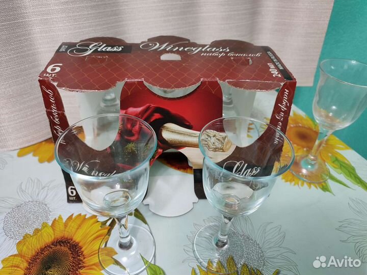 Набор бокалов. Новый