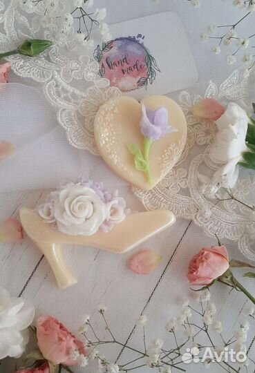 Свадебная бонбоньерка мыло