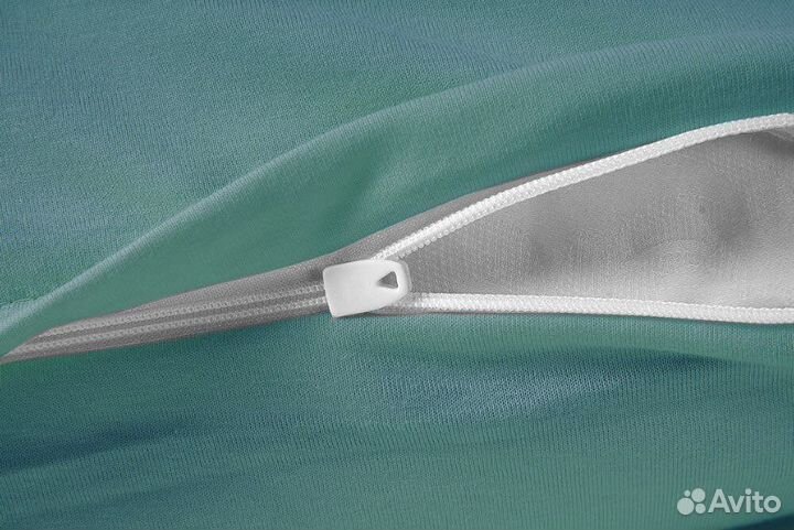 Трикотажная наволочка на молнии, 2шт