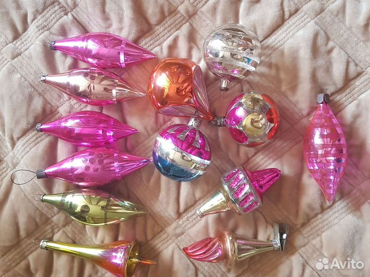 Елочные игрушки СССР глинка