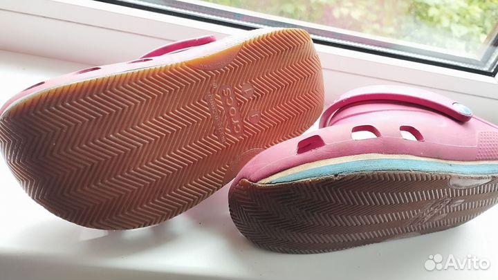 Crocs сабо тапки шлепки детские j1 на 33-34р