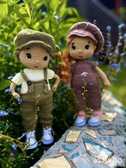 Вязанные куклы ручной работы