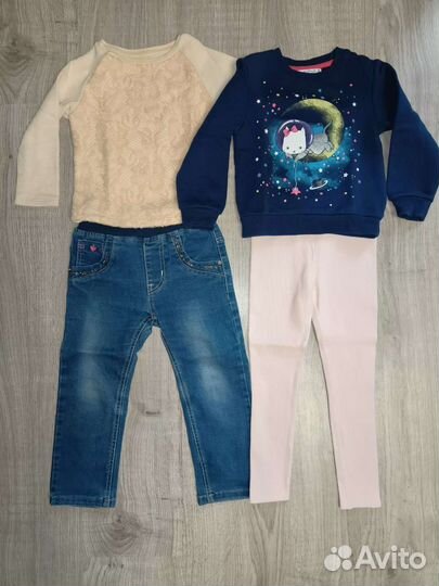 Вещи пакетом на девочку 98 104