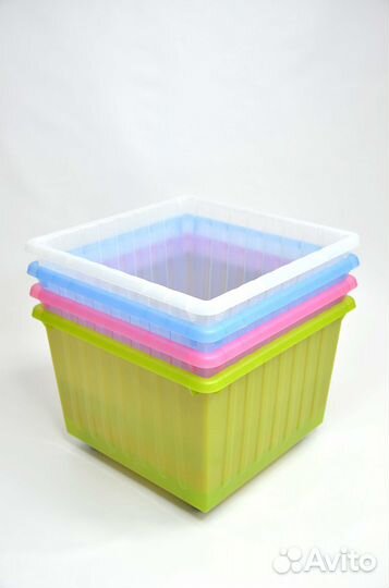 Ящик на колесиках Вессла икеа синий оригинал