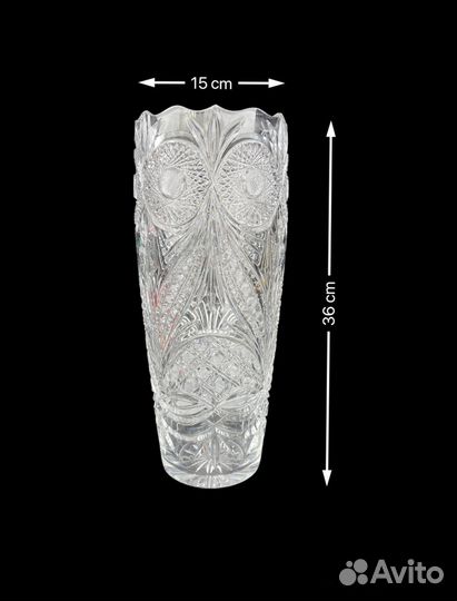 Ваза хрусталь барыня