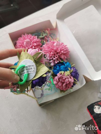 Резинки для волос ручной работы для девочки