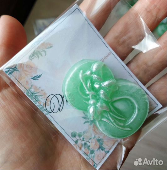 Мыло с открыткой