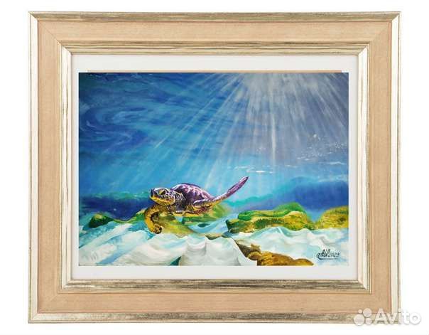 Картина маслом Подводный мир