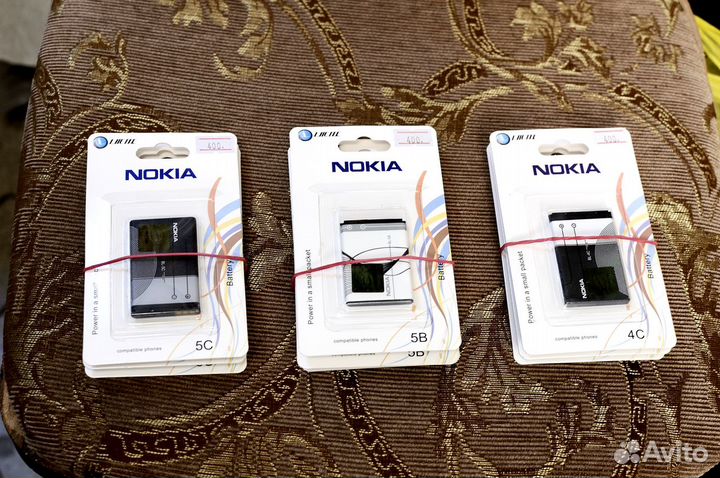 Аккумуляторы нокиа оригинальные 5С-5В-4С