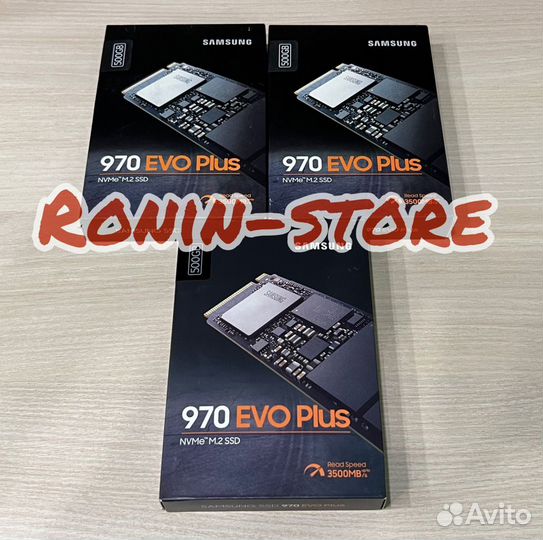 Samsung SSD 500Gb 970 EVO plus NVMe M.2