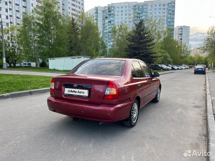 Hyundai Accent 1.5 AT, 2005, 262 300 км