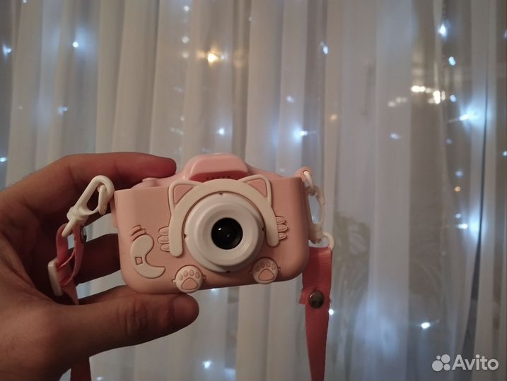 Фотоаппарат детский розовый