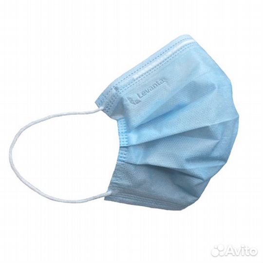 Маска медицинская трехслойная