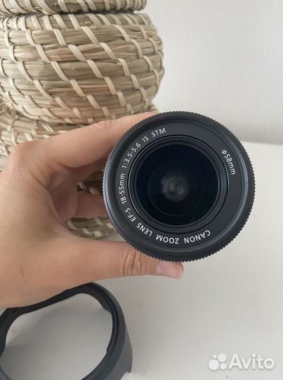 Объектив canon 18-55mm stm