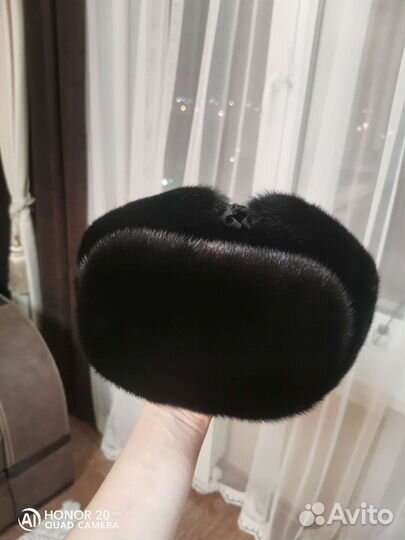 Норковая шапка мужская