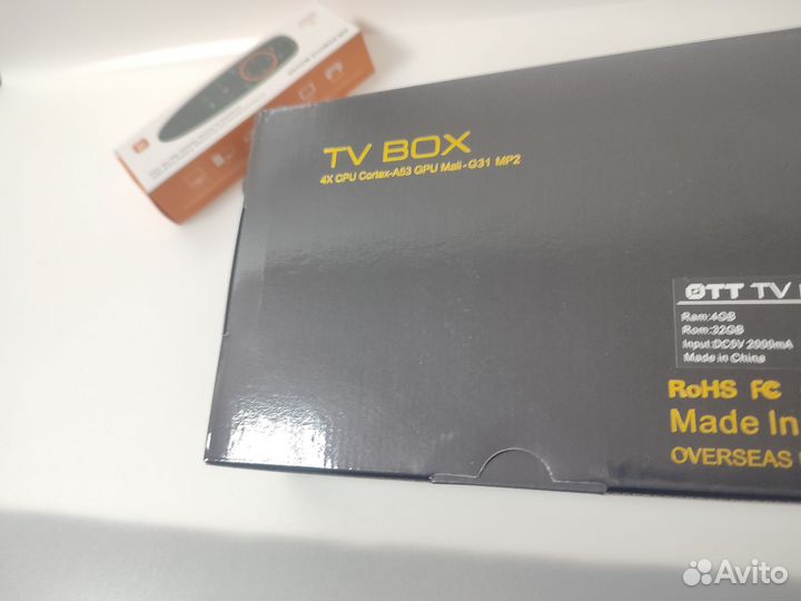 Android TV приставка 4K / SMART TV box / 4/32
