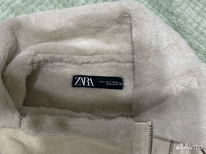 Куртка замшевая женская 44/46 Zara размер S