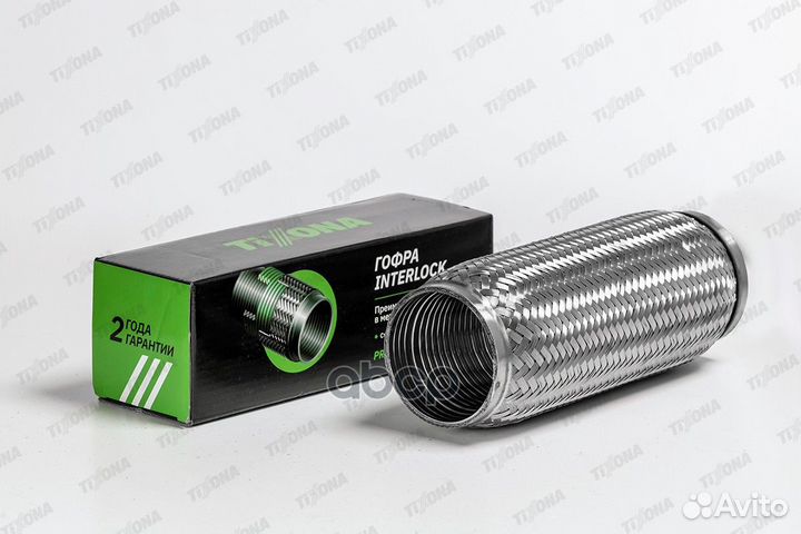 Гофра 76 250 (aisi 304 with interlock) tixona 321