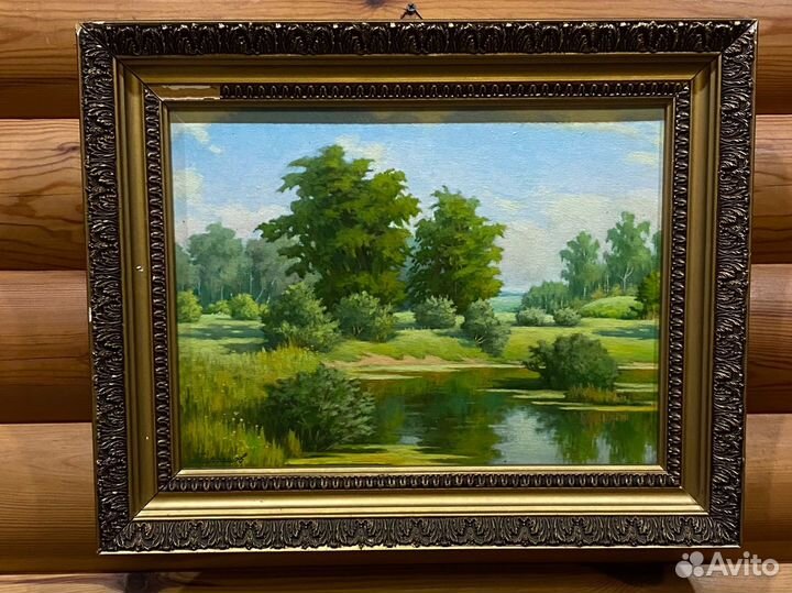 Картина маслом на холсте пейзаж