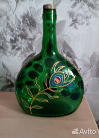 Бутылка декоративная 